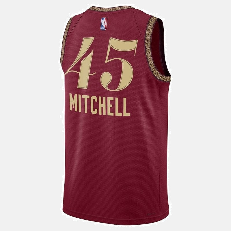 Donovan Mitchell Cleveland Cavaliers Unisex 23/24 NBA Jersey - Wine - City Edition