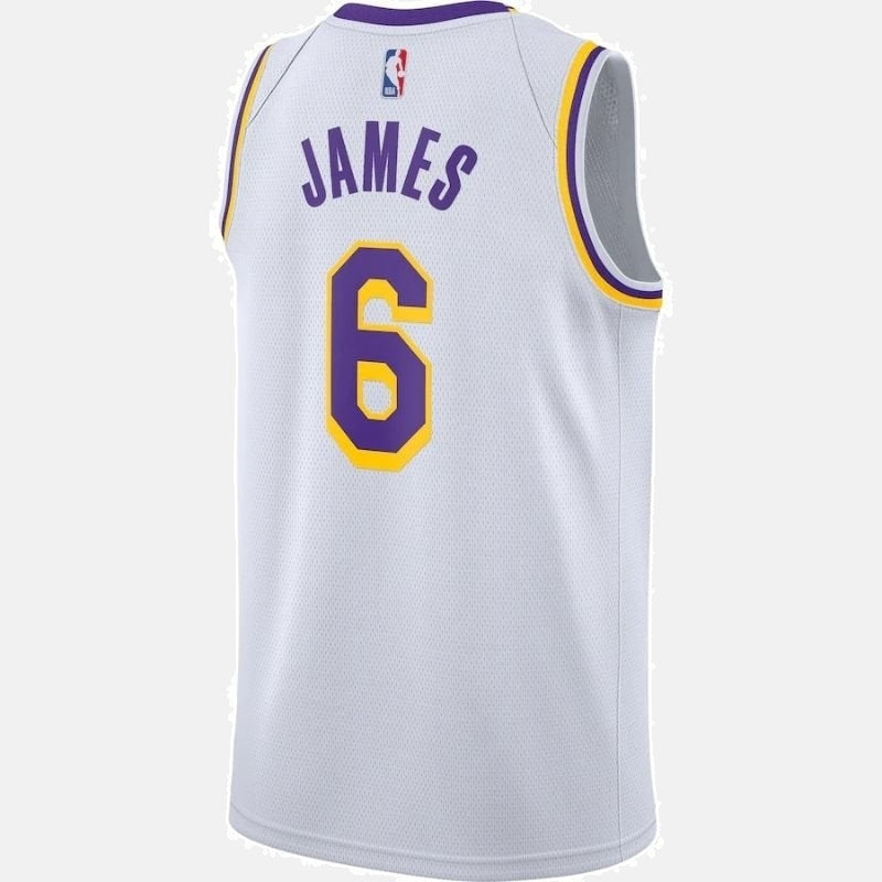 Los Angeles Lakers LeBron James #6 2021/22 Player NBA Jersey Yellow