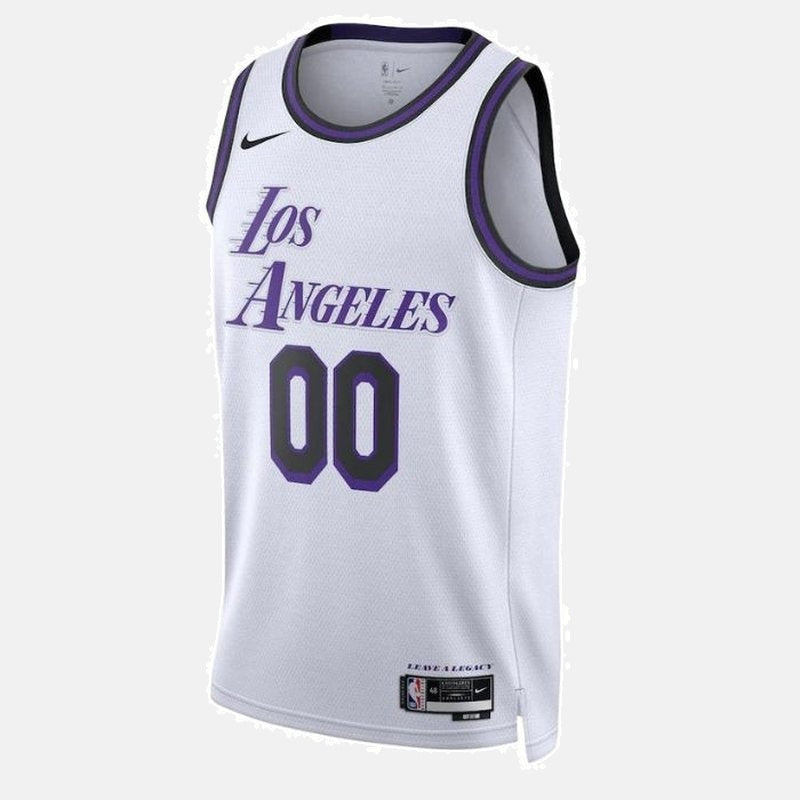 Los Angeles Lakers Unisex 2023 NBA Jersey - City Edition - White
