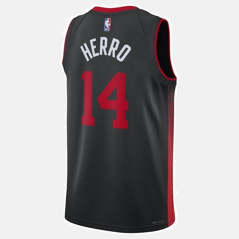 Tyler Herro Miami Heat Unisex 23/24 NBA Jersey - Black - City Edition