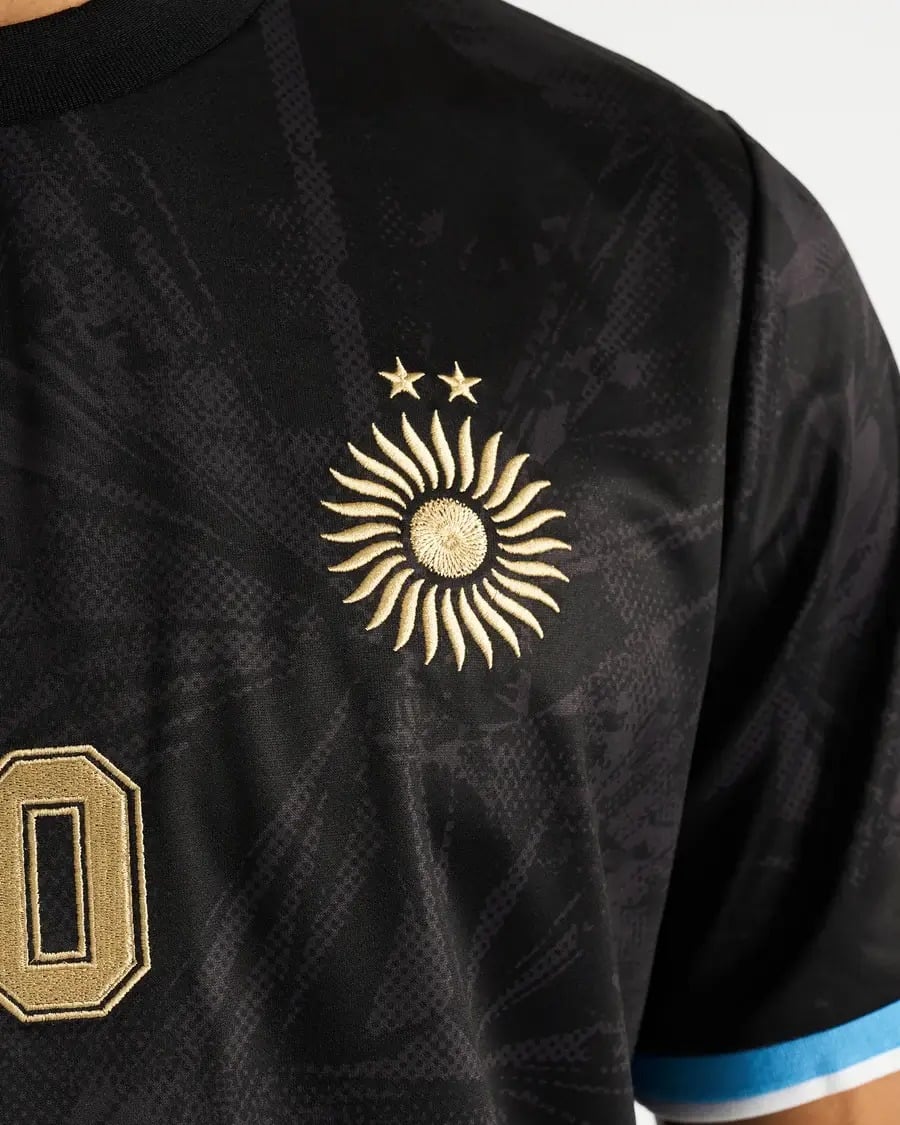 Argentina 2026/27 Maradona Special Edition Black Player Jersey
