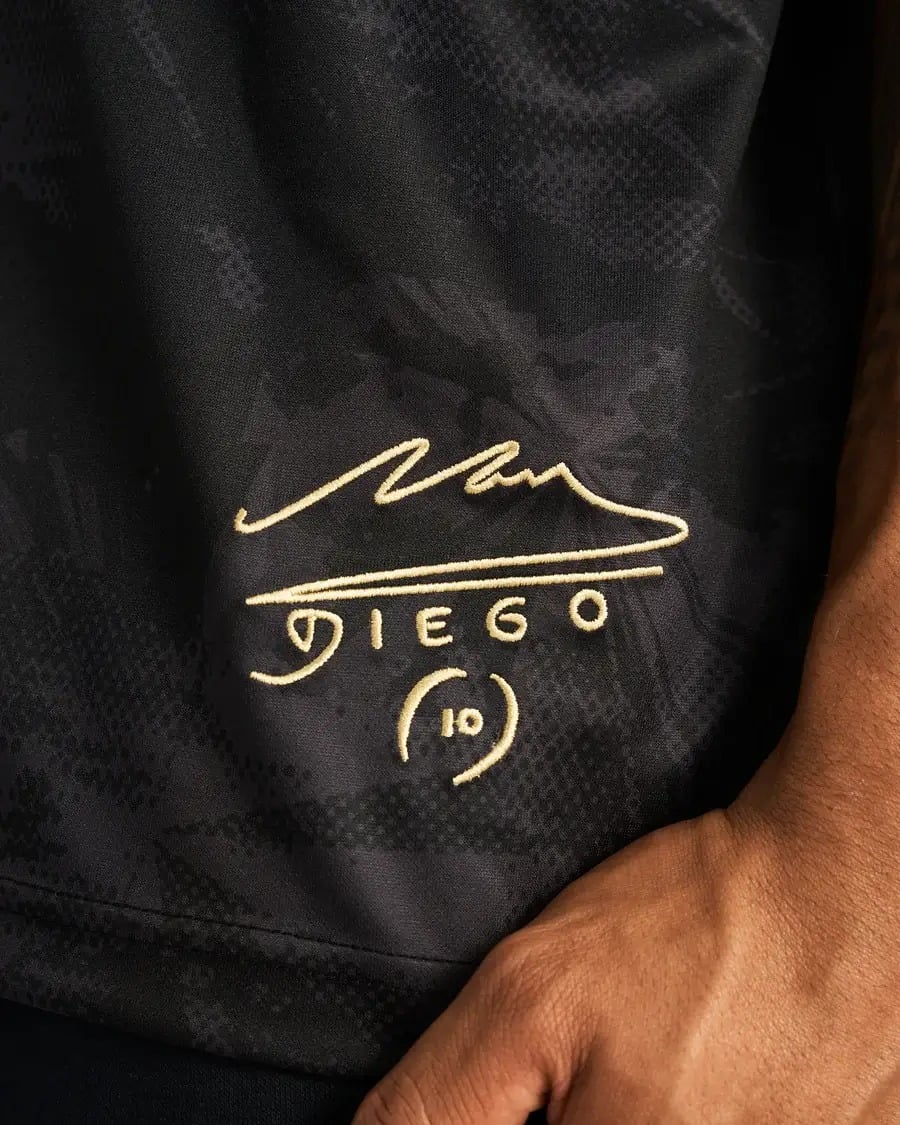 Argentina 2026/27 Maradona Special Edition Black Player Jersey