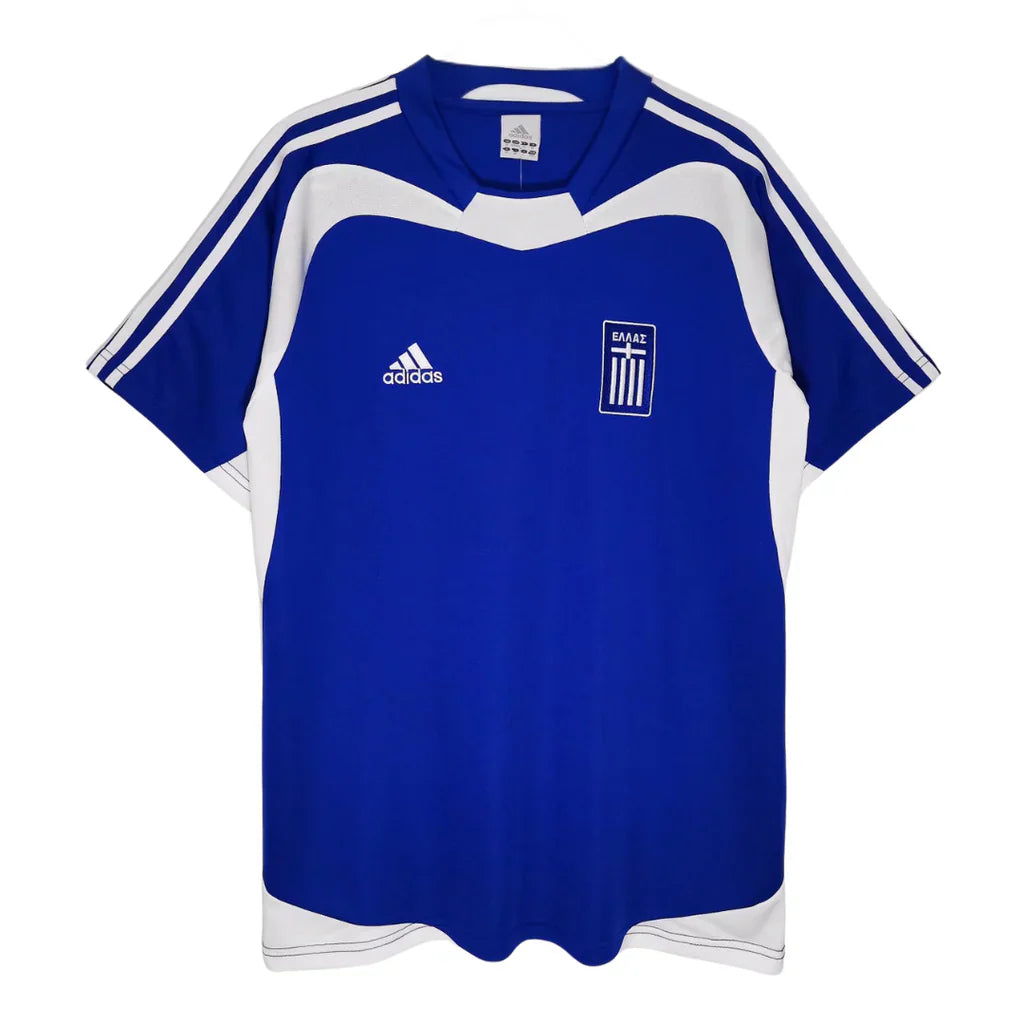 Greece 2004 Retro Home Jersey
