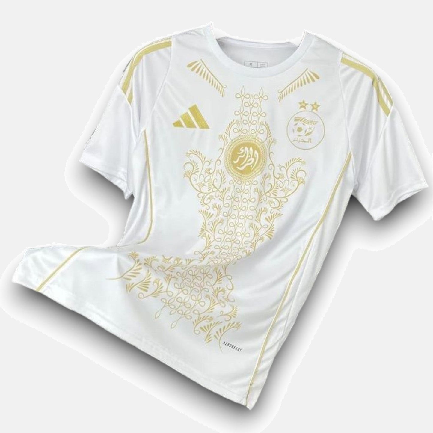 Algeria Karakou White Gold Jersey 2025/25