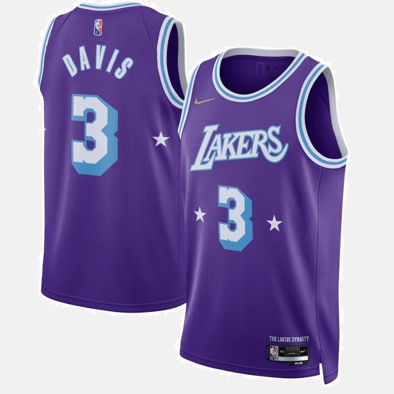Anthony Davis Los Angeles Lakers  2022  NBA Jersey - Purple
