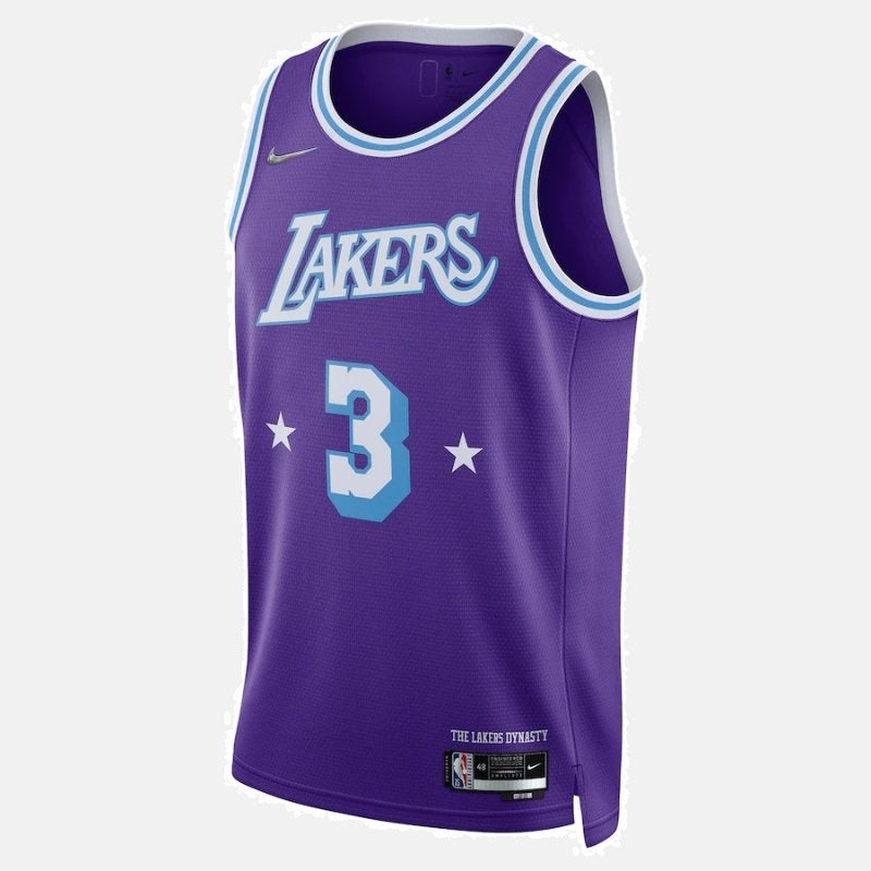 Anthony Davis Los Angeles Lakers  2022  NBA Jersey - Purple