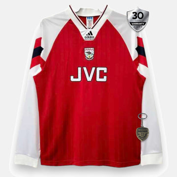 Arsenal Retro Jersey Home 1992/94 Long Sleeve - Remake