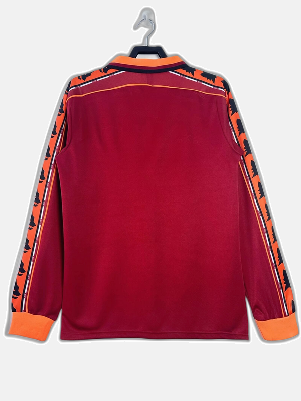 AS Roma 98/99 I Home Jersey - Long Sleeve Retro Version