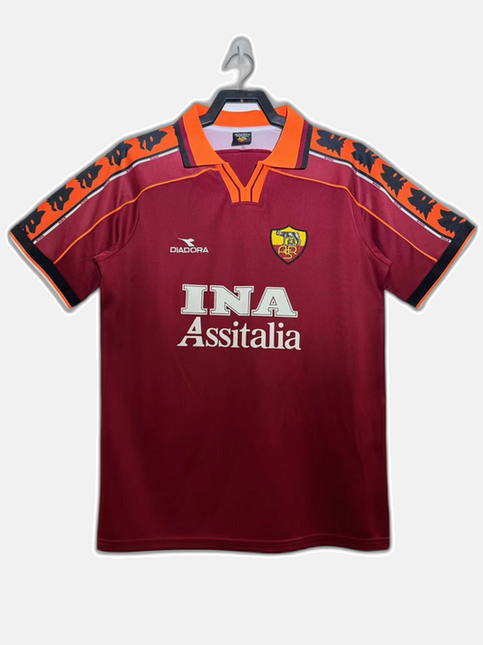 AS Roma 98/99 I Home Jersey - Retro Version