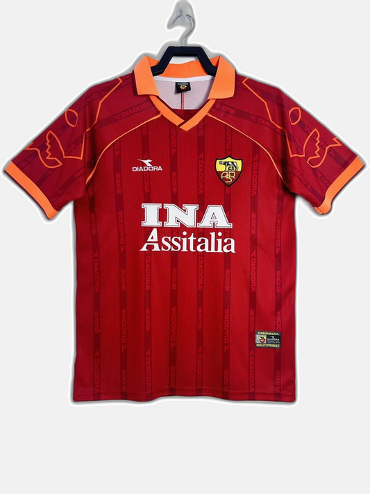 AS Roma 99/00 I Home Jersey - Retro Version