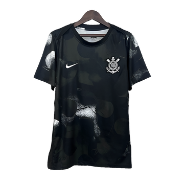 Corinthians 25/26 Training Jersey - Black - Fan Version