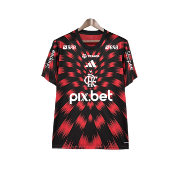 Flamengo 25/26 Pre-Match Jersey - All Sponsors - Fan Version