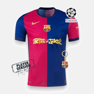 Barcelona Player Jersey Home X Travis Scott