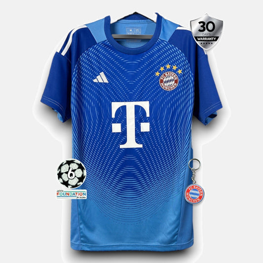 Bayern Munich Goalkeeper Blue Jersey 2025/26