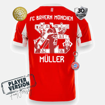 Bayern Munich Player Home Jersey 2025/26 - Müller Special Edition