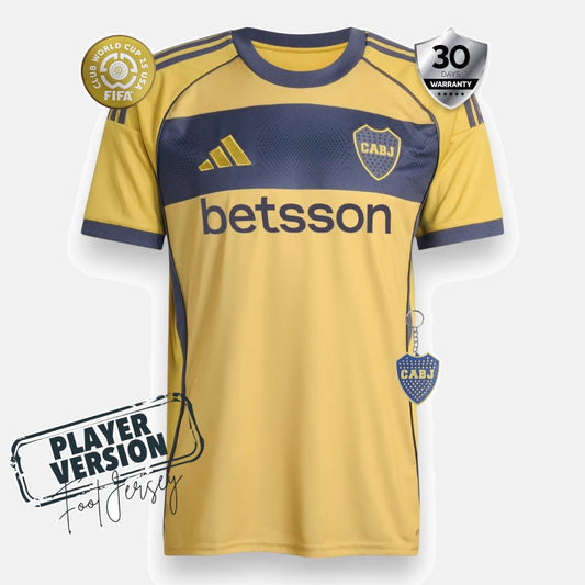 Boca Juniors Away Player Jersey 2025/26