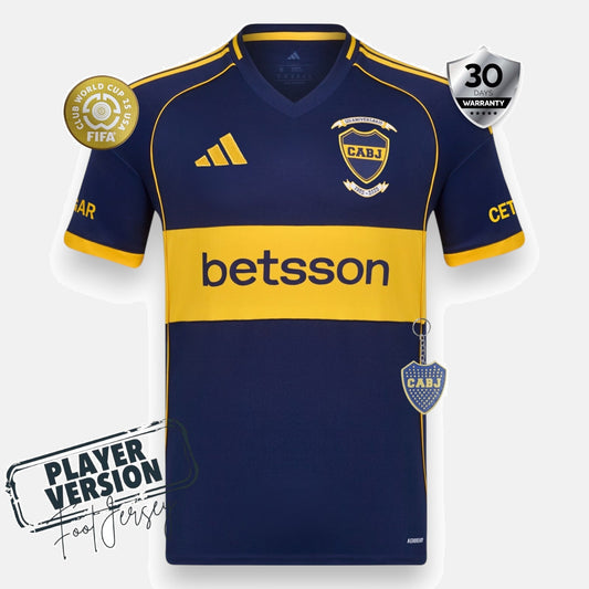Boca Juniors Home 120th Anniversary Player Jersey 2025/26