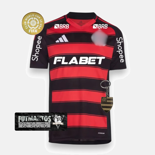 Camisa Flamengo CRF I 25/26 Com Patrocínios