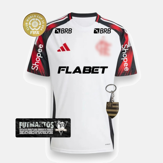 Camisa Flamengo CRF II 25/26 - Super Mundial - Com Patrocínios