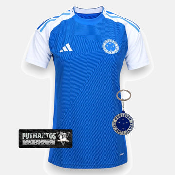 Camisa Cruzeiro I 25/26 Feminina Azul