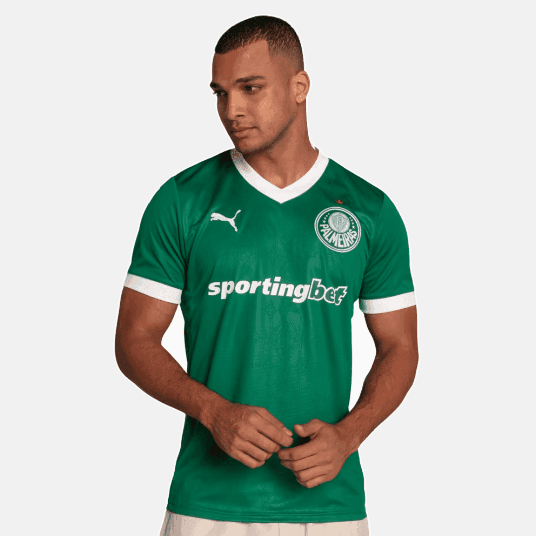 Camisa Puma Palmeiras 2025/26 I - Piquerez N° 22