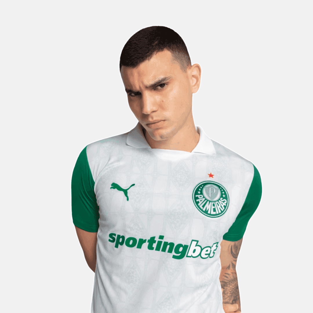 Camisa Puma Palmeiras 2025/26 II - Paulinho N° 10