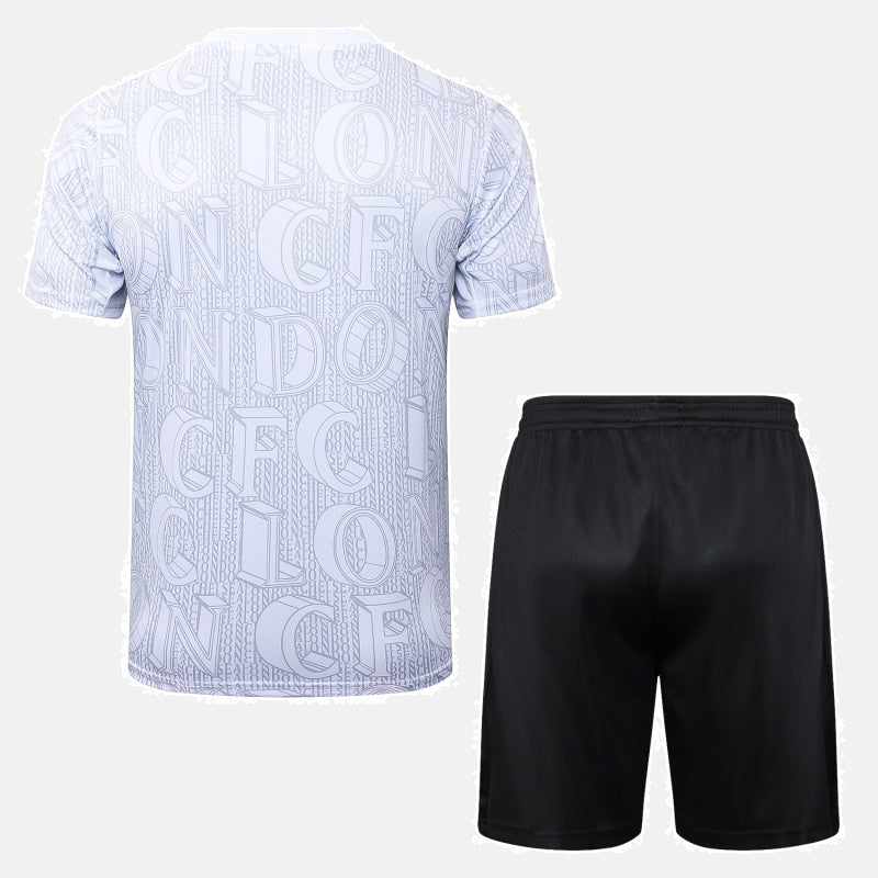 Chelsea Kit Pre Match Jersey + Shorts 25/26