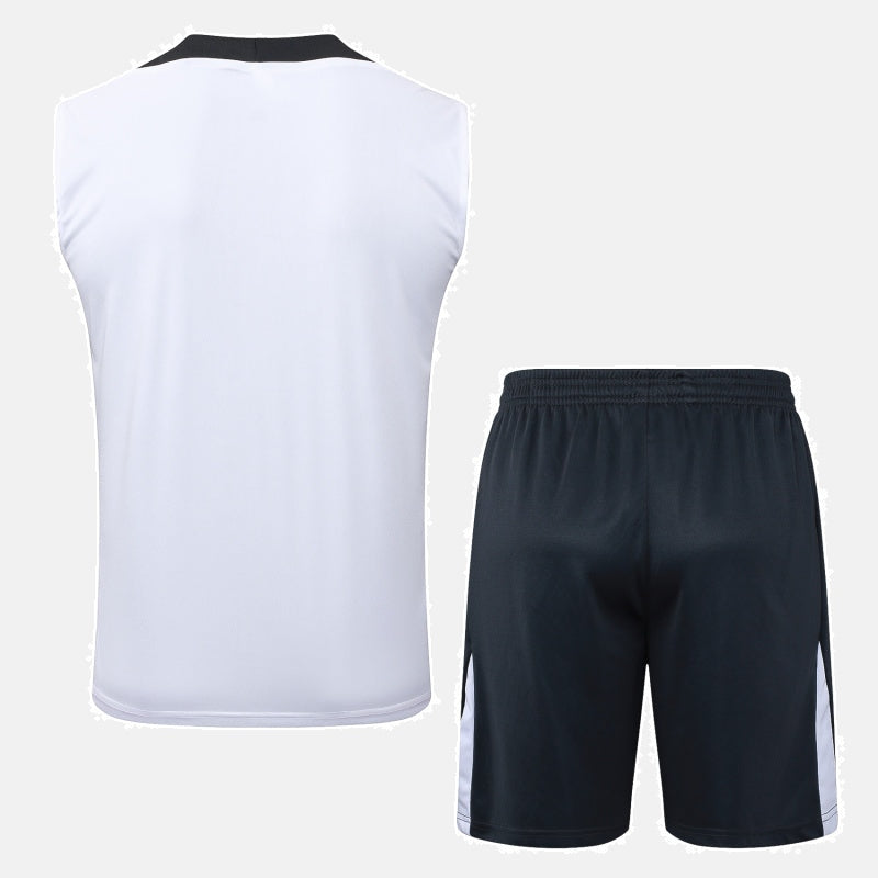 Chelsea Kit White Jersey + Shorts - No Sleeve 25/26