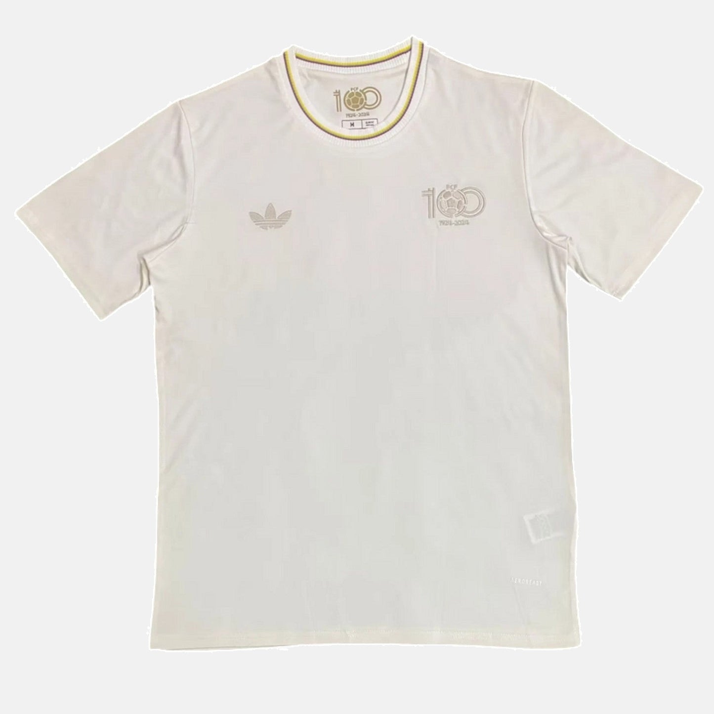 Camiseta blanca del centenario de Colombia 2024/2025