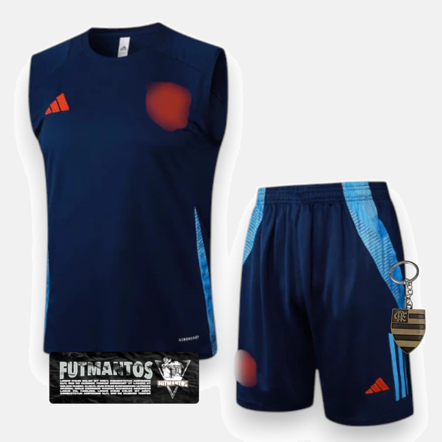 Conjunto Flamengo CRF Comissão Técnica Regata 25/26 - Azul Escuro