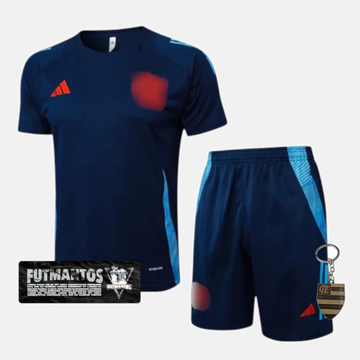 Conjunto Flamengo CRF Treino 25/26 - Azul Escuro