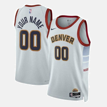 Denver Nuggets Unisex 2023 NBA Jersey - City Edition - Gray