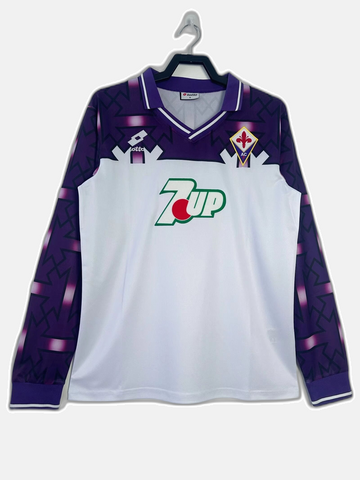 Fiorentina 92/93 II Away Jersey - Long Sleeve Retro Version