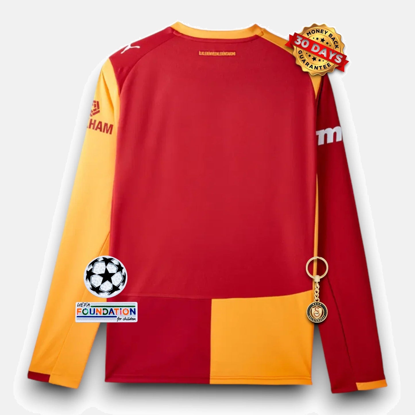 Galatasaray Home Jersey 2025/26 - Long Sleeve