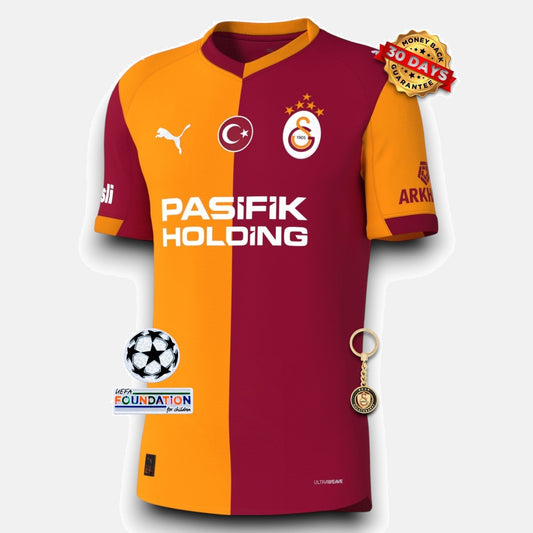 Galatasaray Home Jersey 2025/26 - With Sponsors