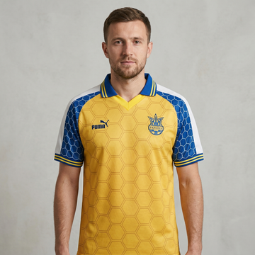 Ukraine 1998 Home Jersey