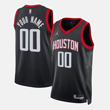 Houston Rockets  Unisex 2023 NBA Jersey - Statement Edition - Black