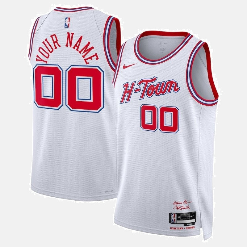 Houston Rockets Unisex 23/24 NBA Jersey - White - City Edition