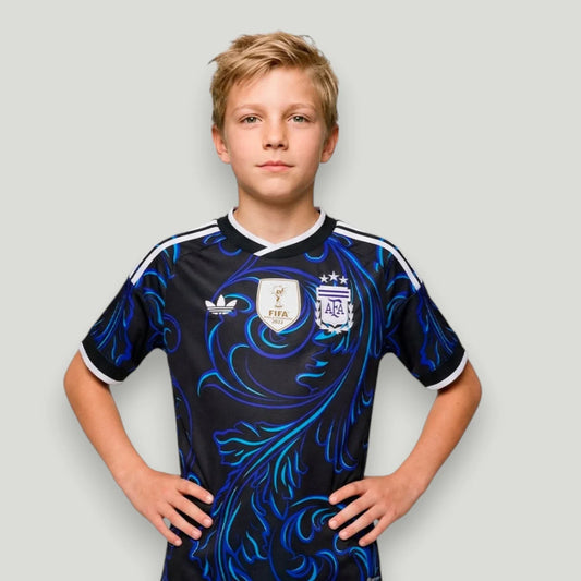 Kit Kids Argentina World Cup 2026 Away Jersey