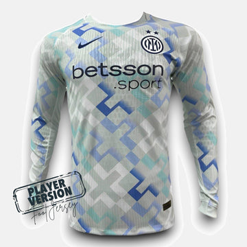 Inter Milan Away 2025/2026 Player Jersey - Long Sleeve