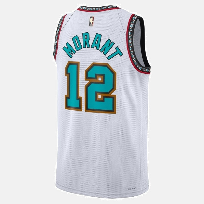 Ja Morant Memphis Grizzlies Unisex 2024/25 NBA Jersey - White - Classic Edition