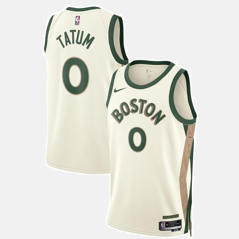 Jayson Tatum Boston Celtics Unisex 23/24 NBA Jersey - White - City Edition
