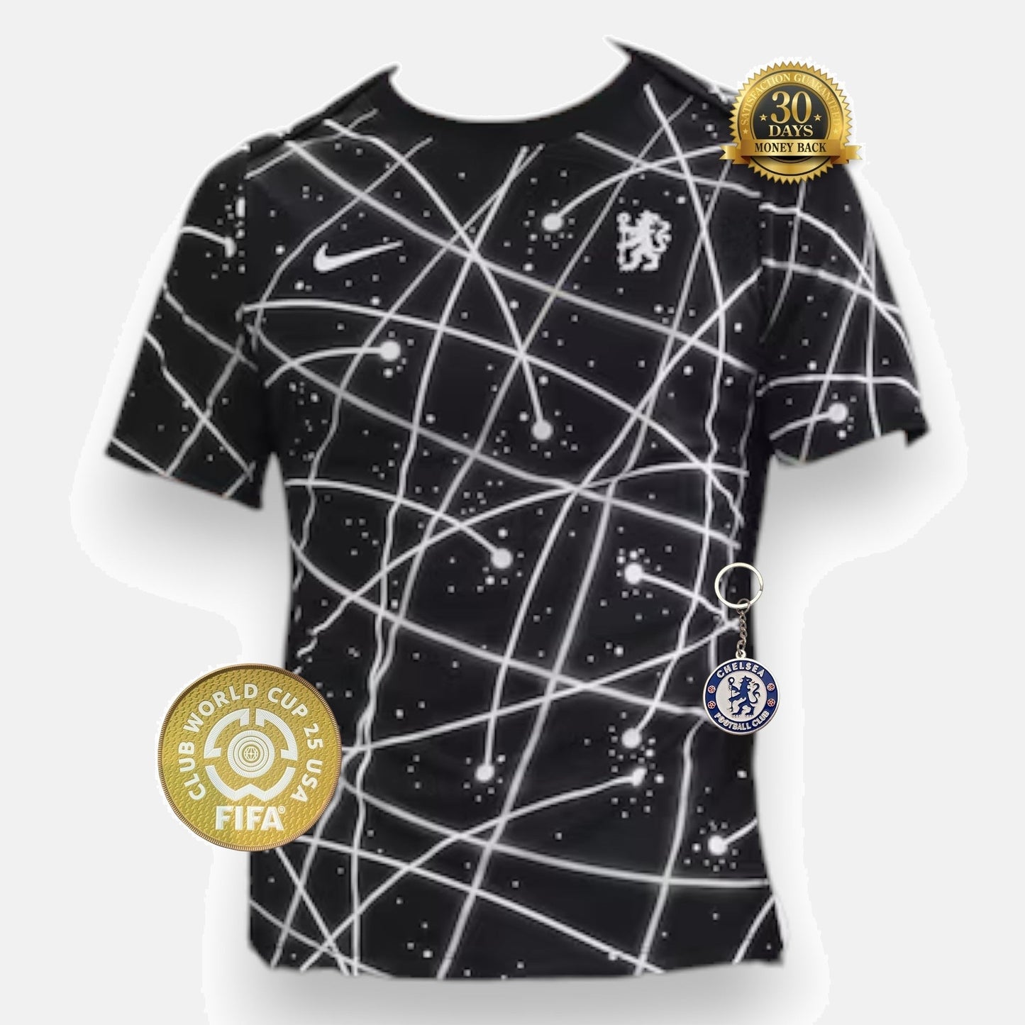 Jersey Chelsea World Cup Pre Match Top - Black 2025/2026