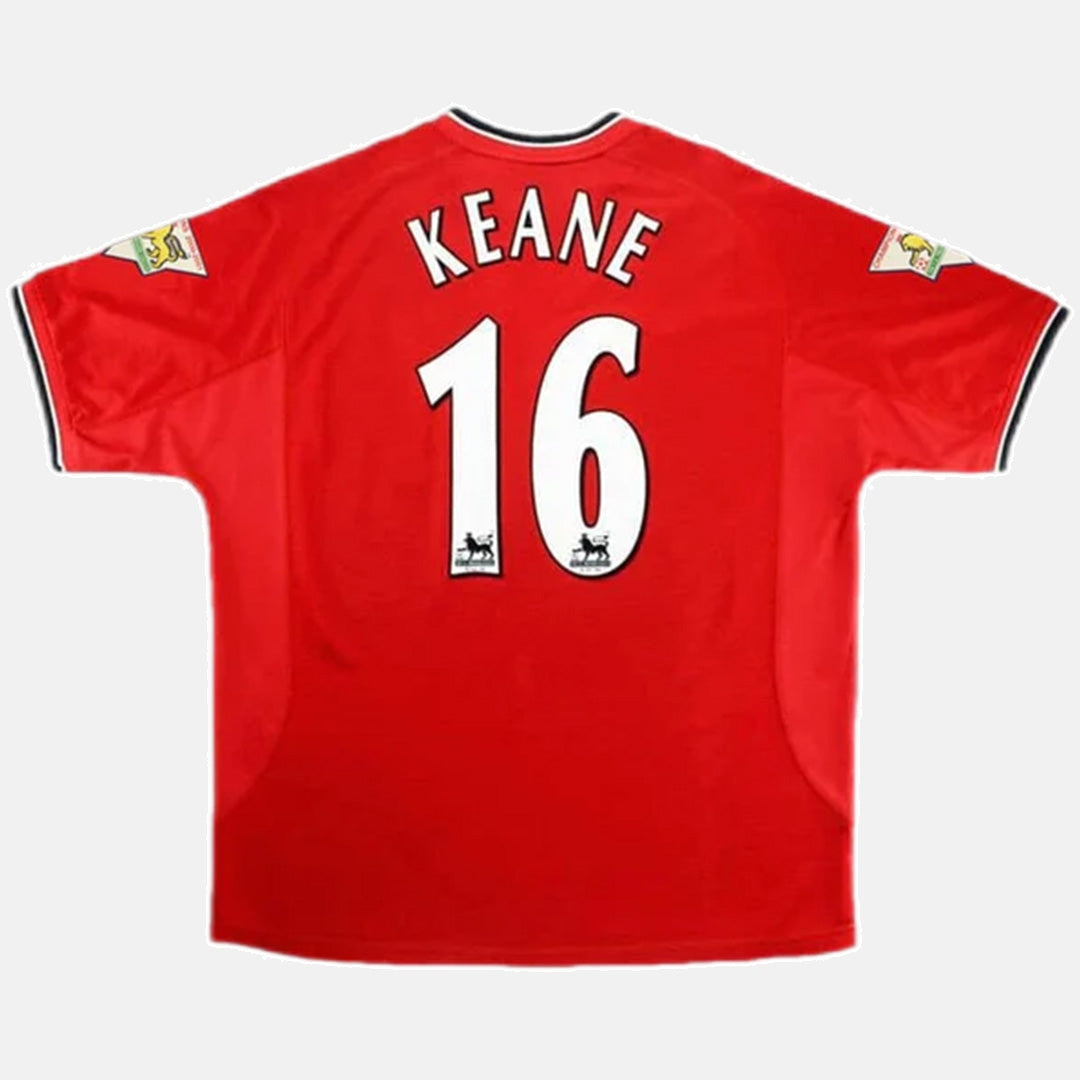 KEANE #16 Manchester United Retro Jersey Home 2000/01