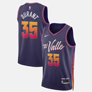 Kevin Durant Phoenix Suns Unisex 23/24 NBA Jersey - Purple - City Edition