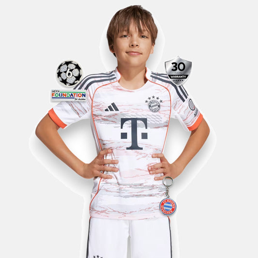Kids Bayern Munich Jersey Away 2025/26