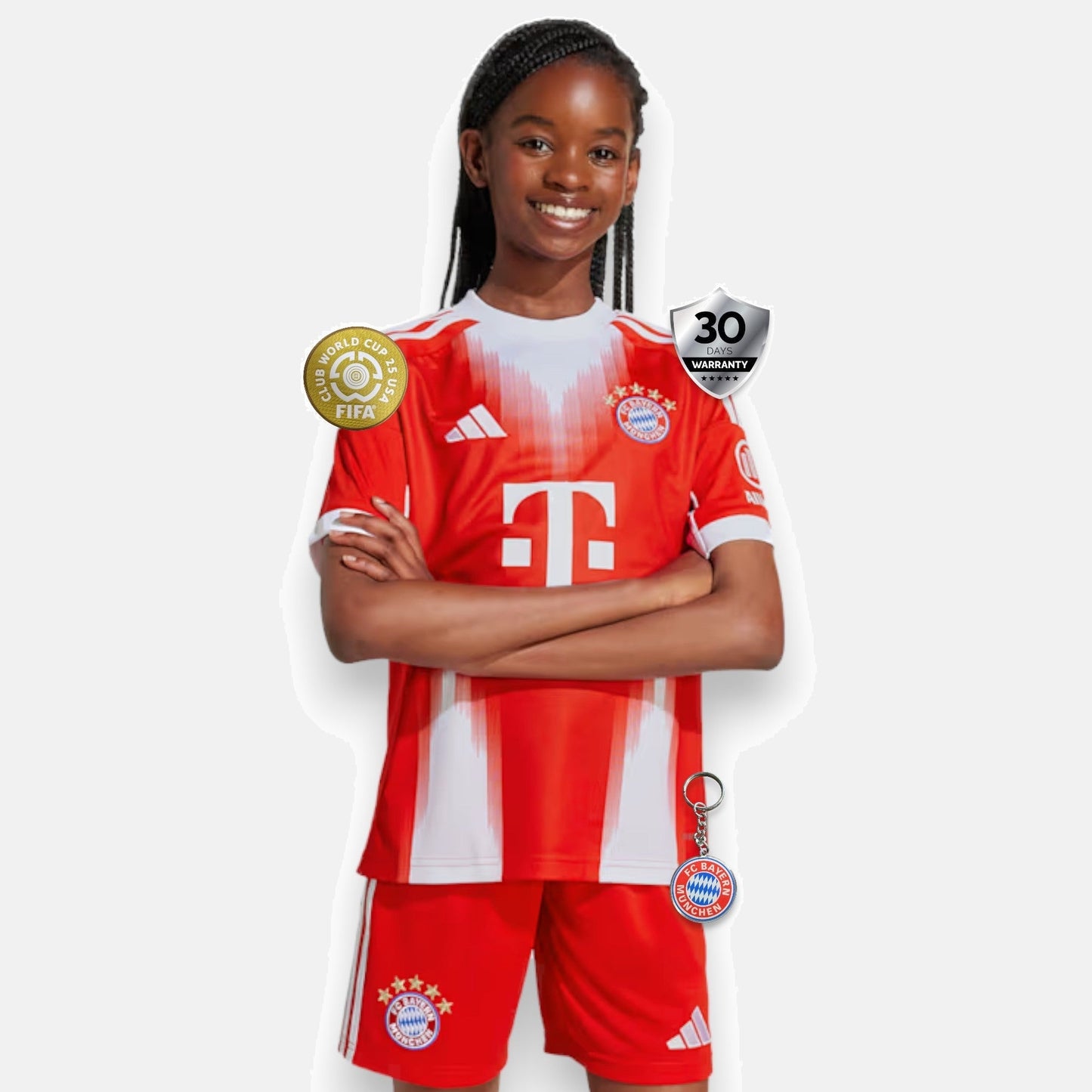 Kids Bayern Munich Jersey Home 2025/26 - Müller Special Edition