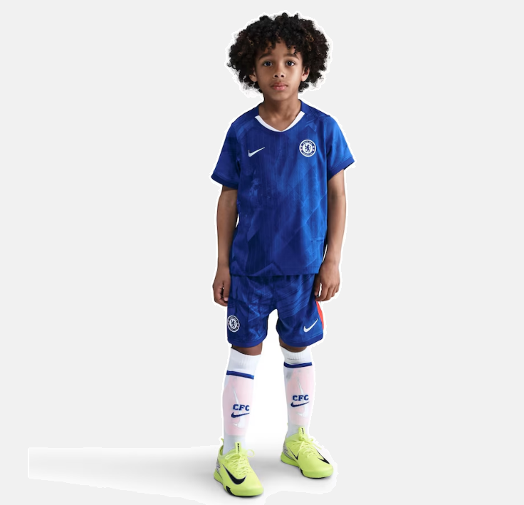 Kids Chelsea Home Kit 2025/2026