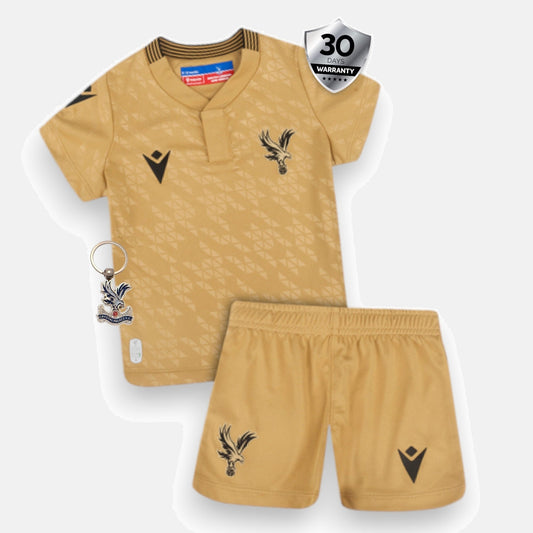 Kids Crystal Palace Away Eagle Gold Kit 2025/26