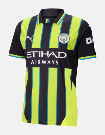 Manchester City Away Jersey 2024/2025 - Yellow and Black